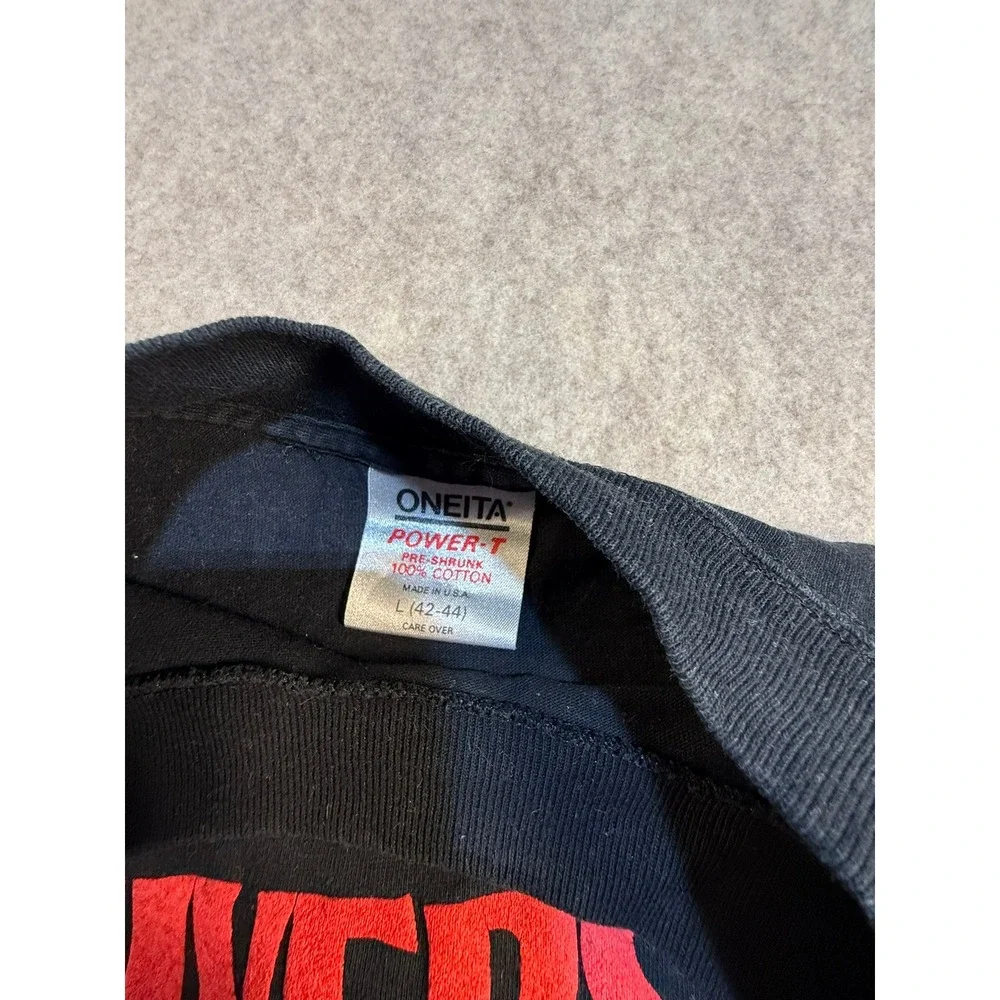 Vintage Oneita Power-T Universitat Wien University of Vienna Long Sleeve Shirt L - Picture 3 of 5